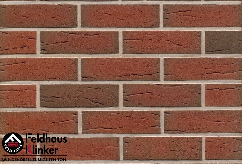 Фасадная плитка ручной формовки Feldhaus Klinker R307 Ardor rustico NF14, 240*14*71 мм