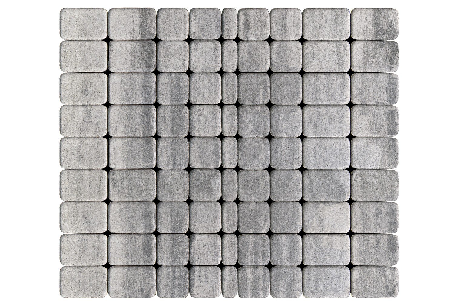 Тротуарная плитка BRAER II «Классико» Color Mix Тип 7 «ТУМАН»